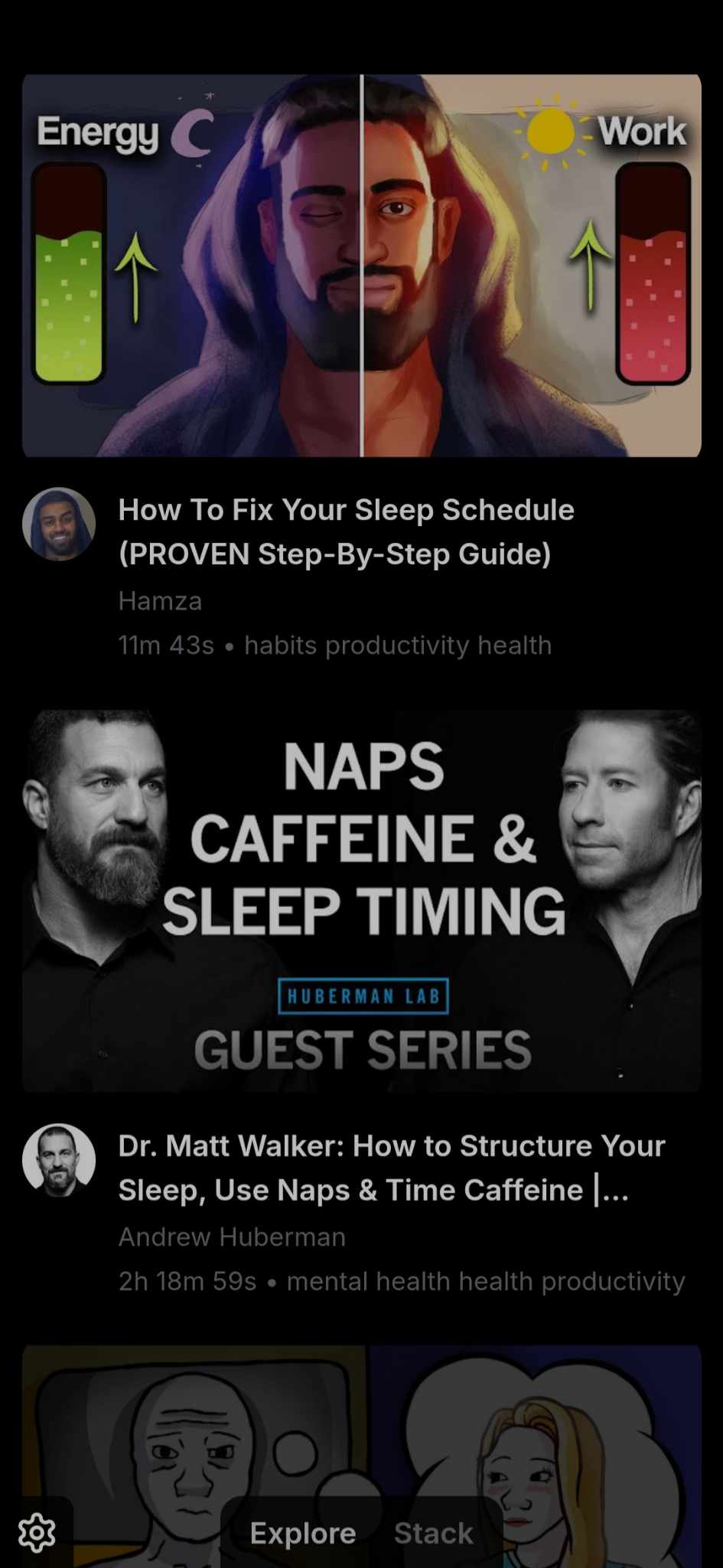 Focus Loop YouTube optimized for self-improvement #data